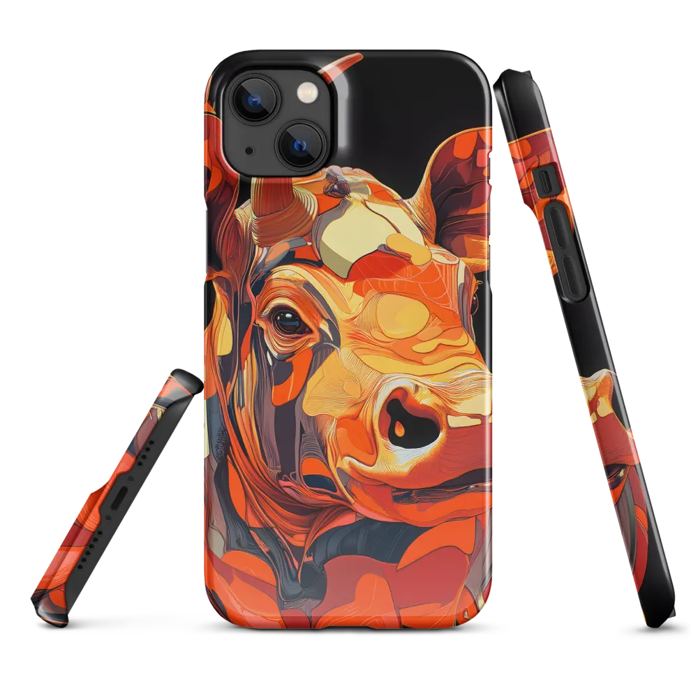 Modern Serenade: The Vibrant Cow