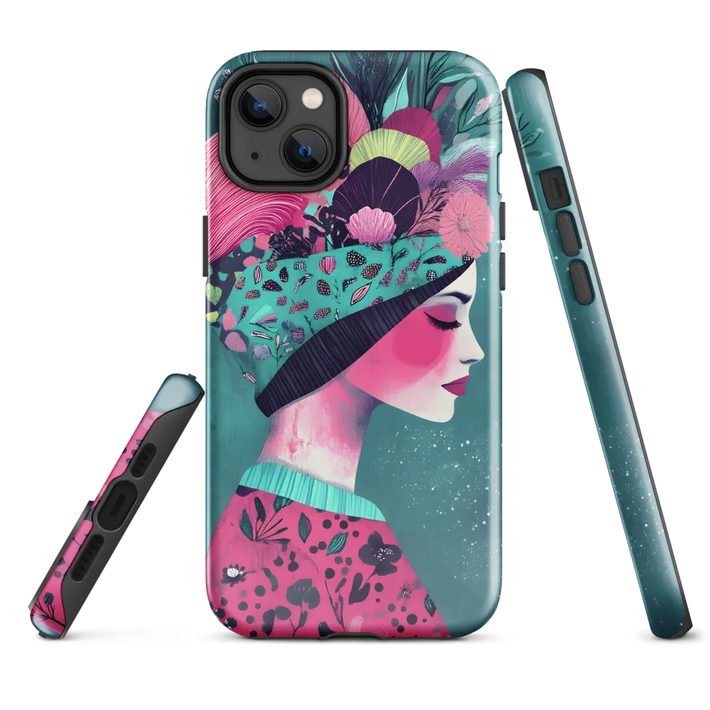 Whimsical Floral Portrait