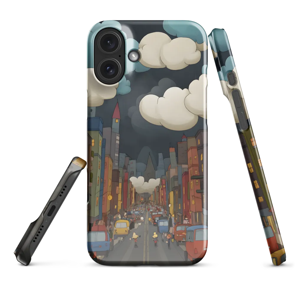 Urban Symphony: A City Awakens at Dusk | Phone Case |  16 Plus | Snap Case | Glossy