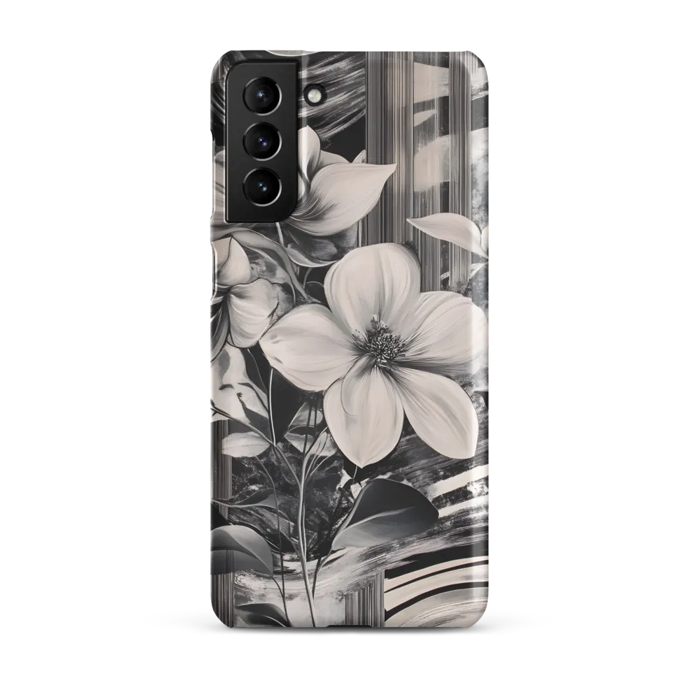 Ethereal Bloom: A Dance of Monochromes