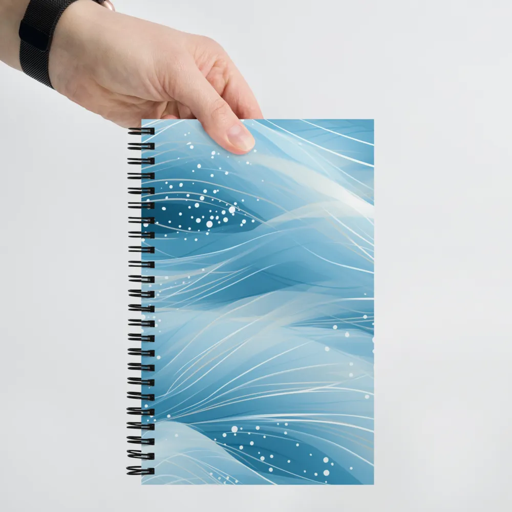 Ethereal Ocean Waves | Spiral Notebook