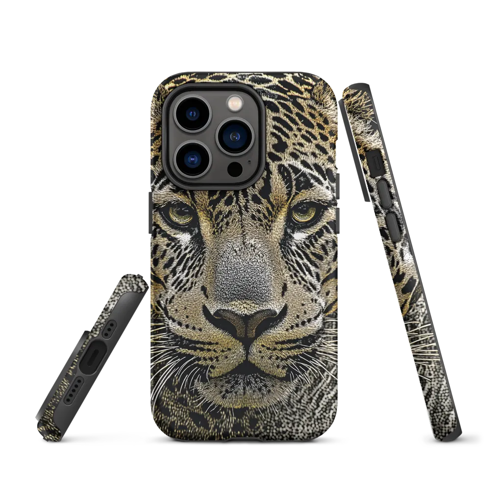 The Majestic Gaze: Portrait of a Leopard