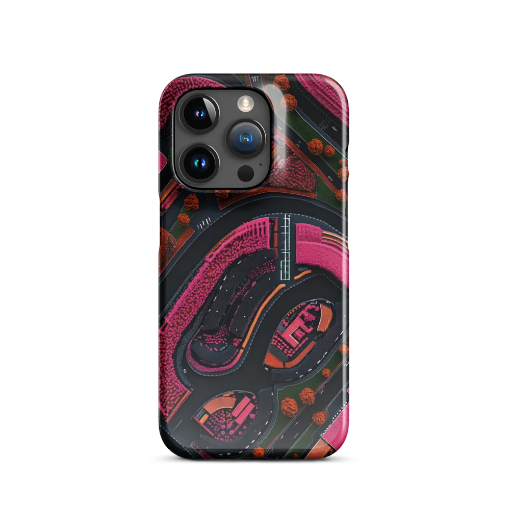 Urban Floral Symphony | Phone Case |  15 Pro | Snap Case | Glossy