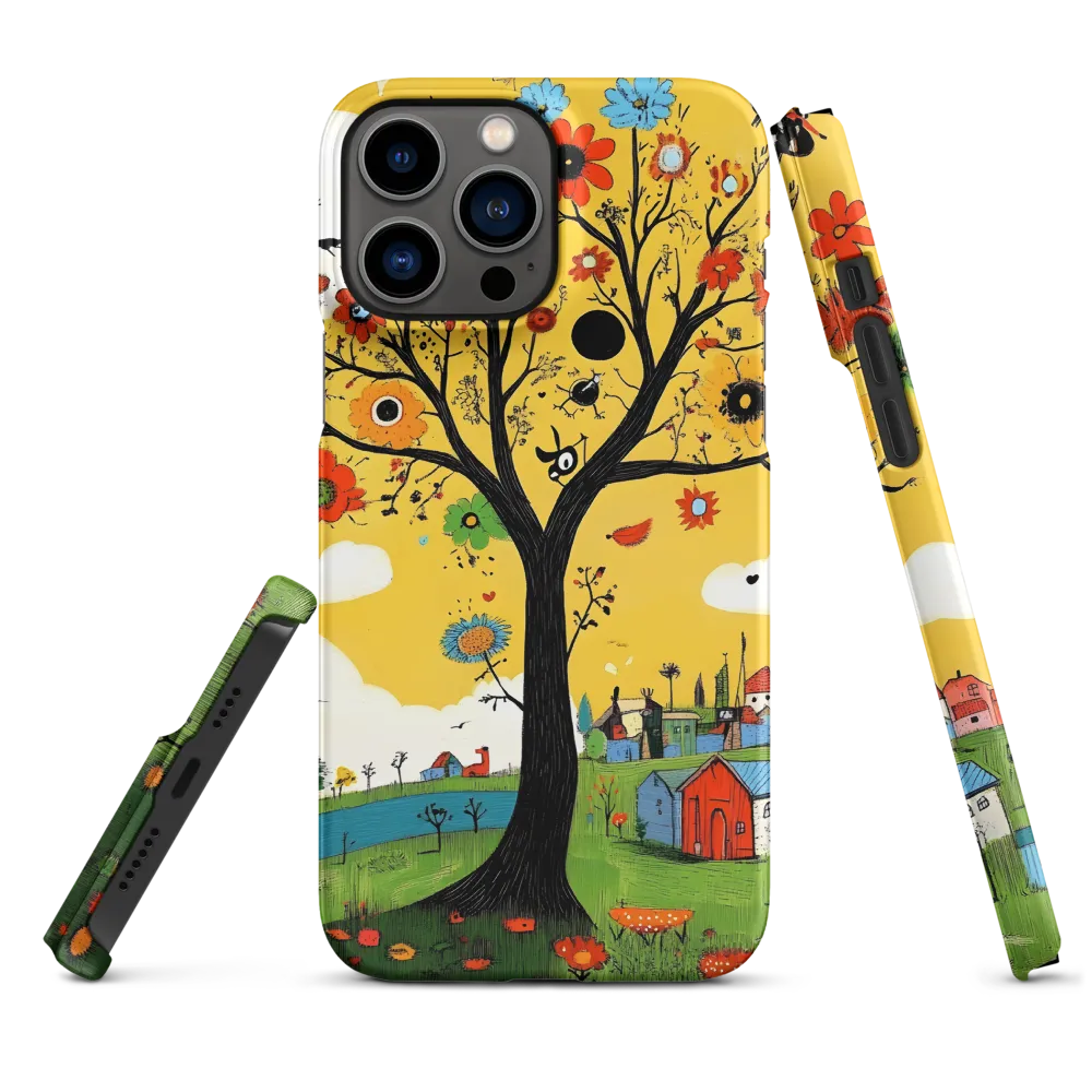 Whimsical Blooms of Life | Phone Case |  13 Pro Max | Snap Case | Matte