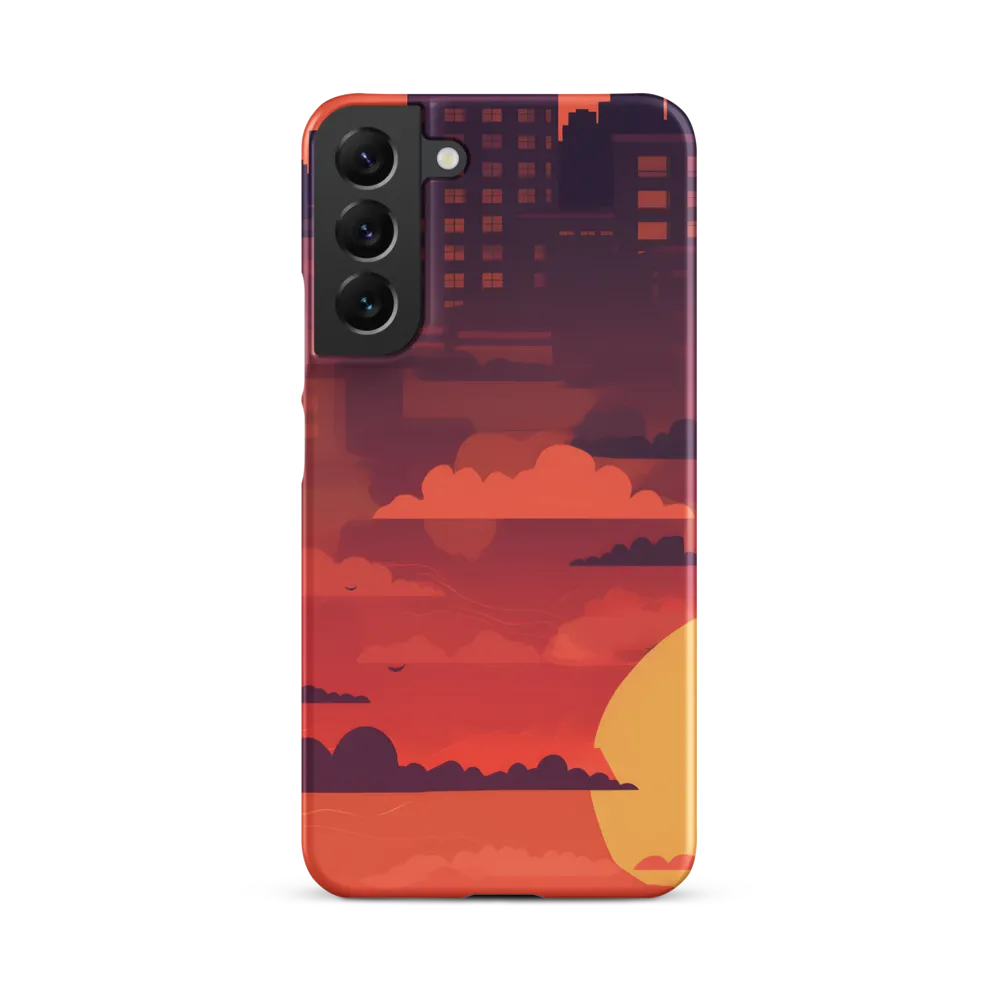 Urban Dusk: A Symphony of Cityscapes | Phone Case |  S22 Plus | Snap Case | Matte