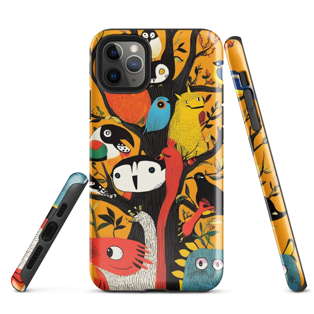 Whimsical Woodland Creatures | Phone Case |  11 Pro Max | Tough Case | Glossy