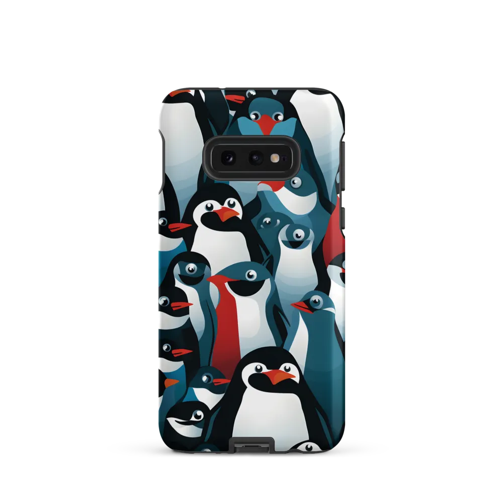 Penguin Parade | Phone Case |  S10e | Tough Case | Matte