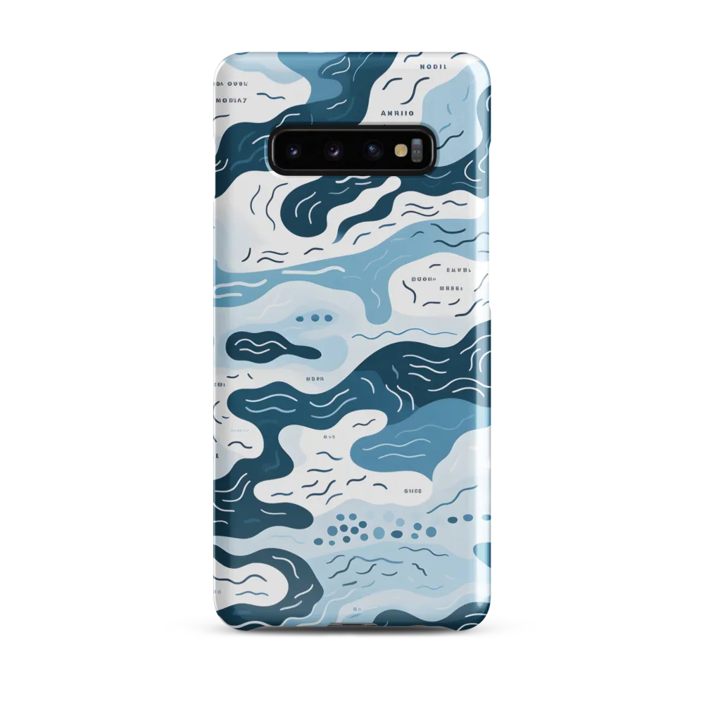 Flowing Waters: An Abstract Journey | Phone Case |  S10 Plus | Snap Case | Glossy