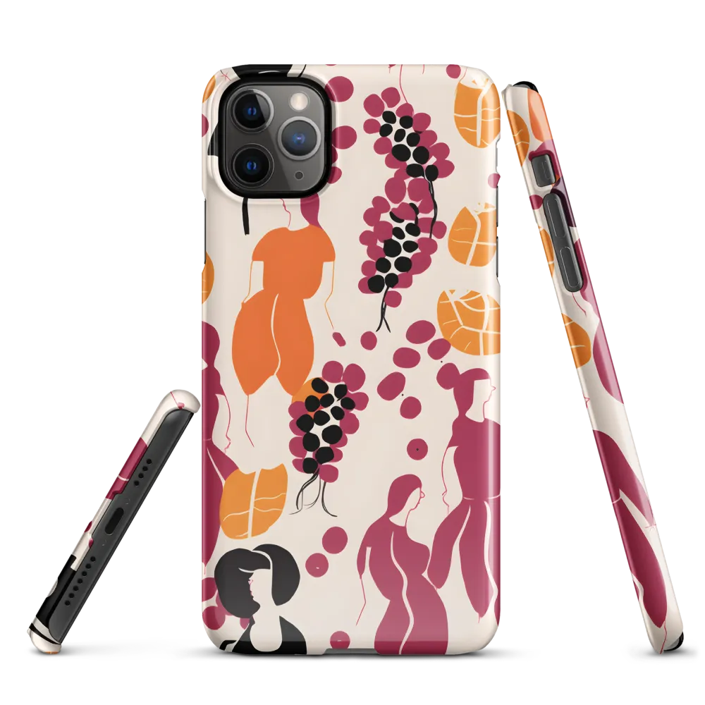 Fashion and Flora: An Abstract Dance | Phone Case |  11 Pro Max | Snap Case | Glossy