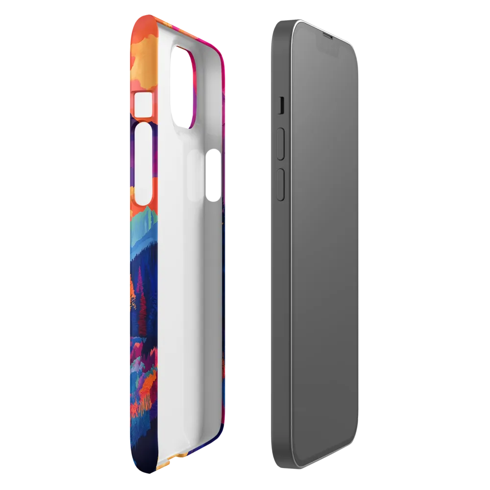 Radiant Serenity: A Surreal Landscape | Phone Case |  14 Plus | Snap Case | Matte