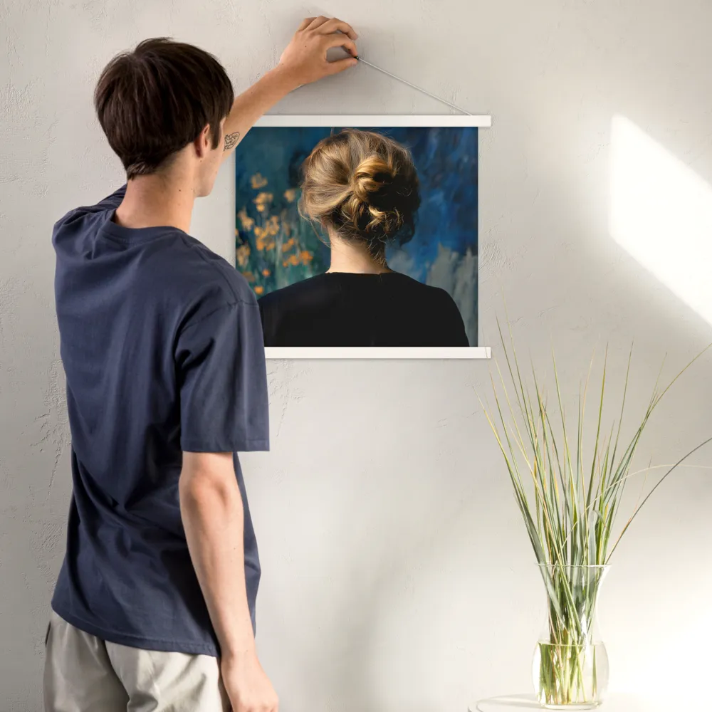 Whispers of Tranquility | Poster With White Wood Hanger | 18″×18″