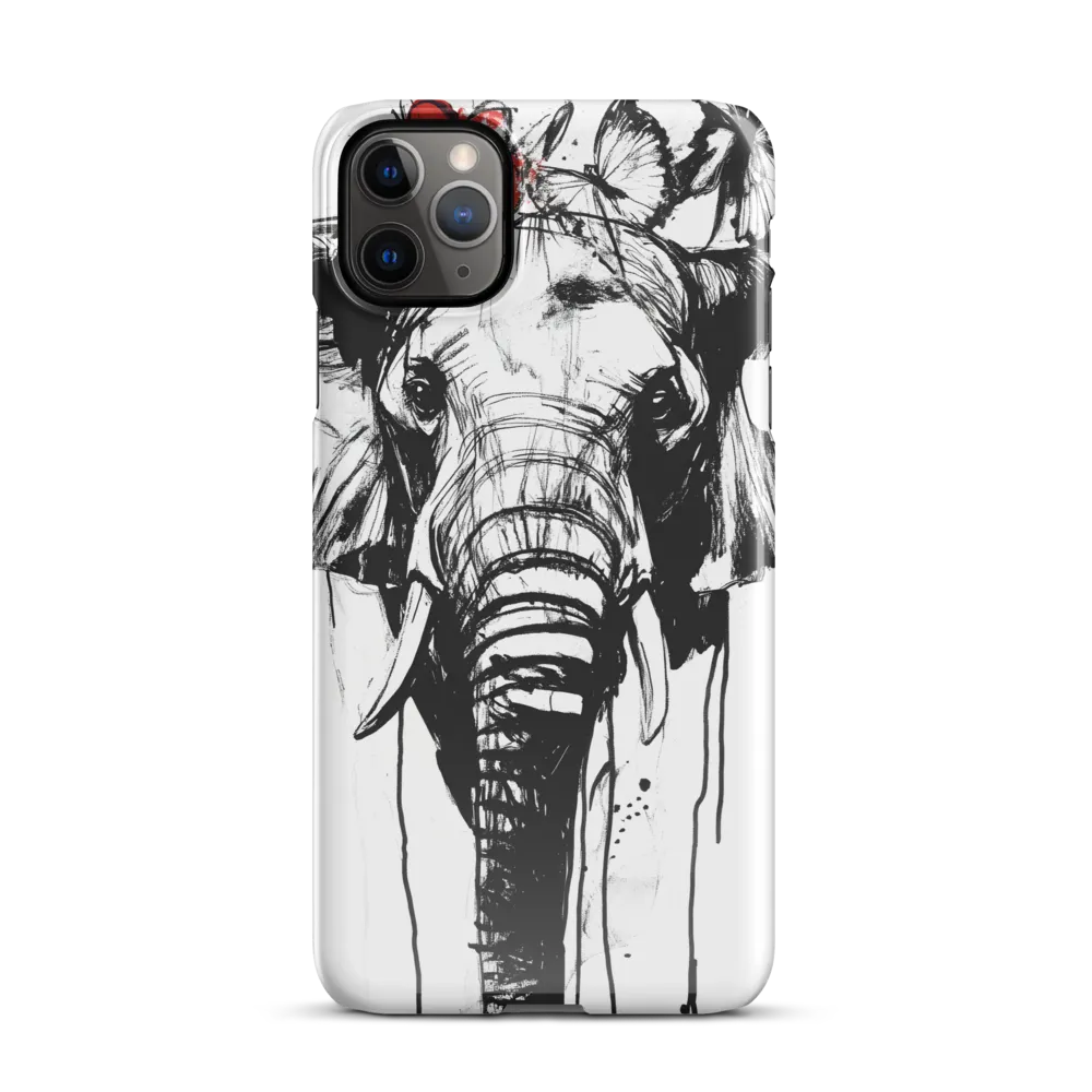 Whimsical Elegance: The Elephant's Adornments | Phone Case |  11 Pro Max | Snap Case | Glossy