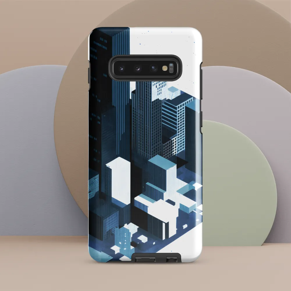 Urban Geometry: A Contemporary Cityscape | Phone Case |  S10 Plus | Tough Case | Glossy