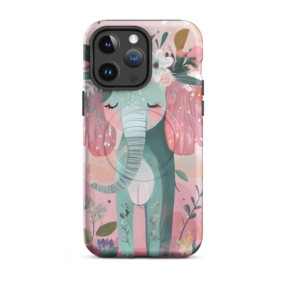 Whimsical Elephant in Bloom