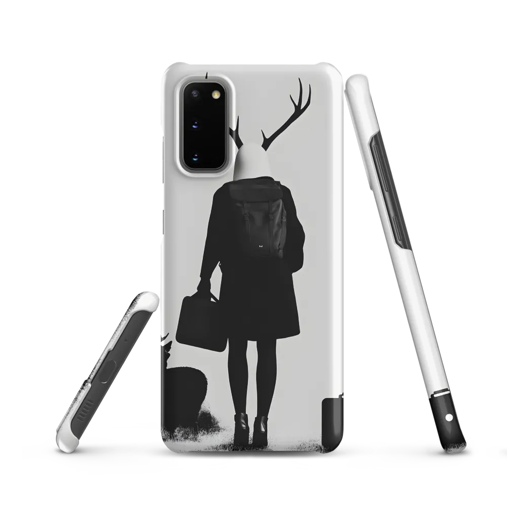 Antlered Reflections | Phone Case |  S20 | Snap Case | Matte