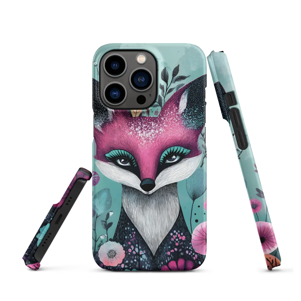 Whimsical Fox Among Blossoms | Phone Case |  13 Pro | Snap Case | Matte