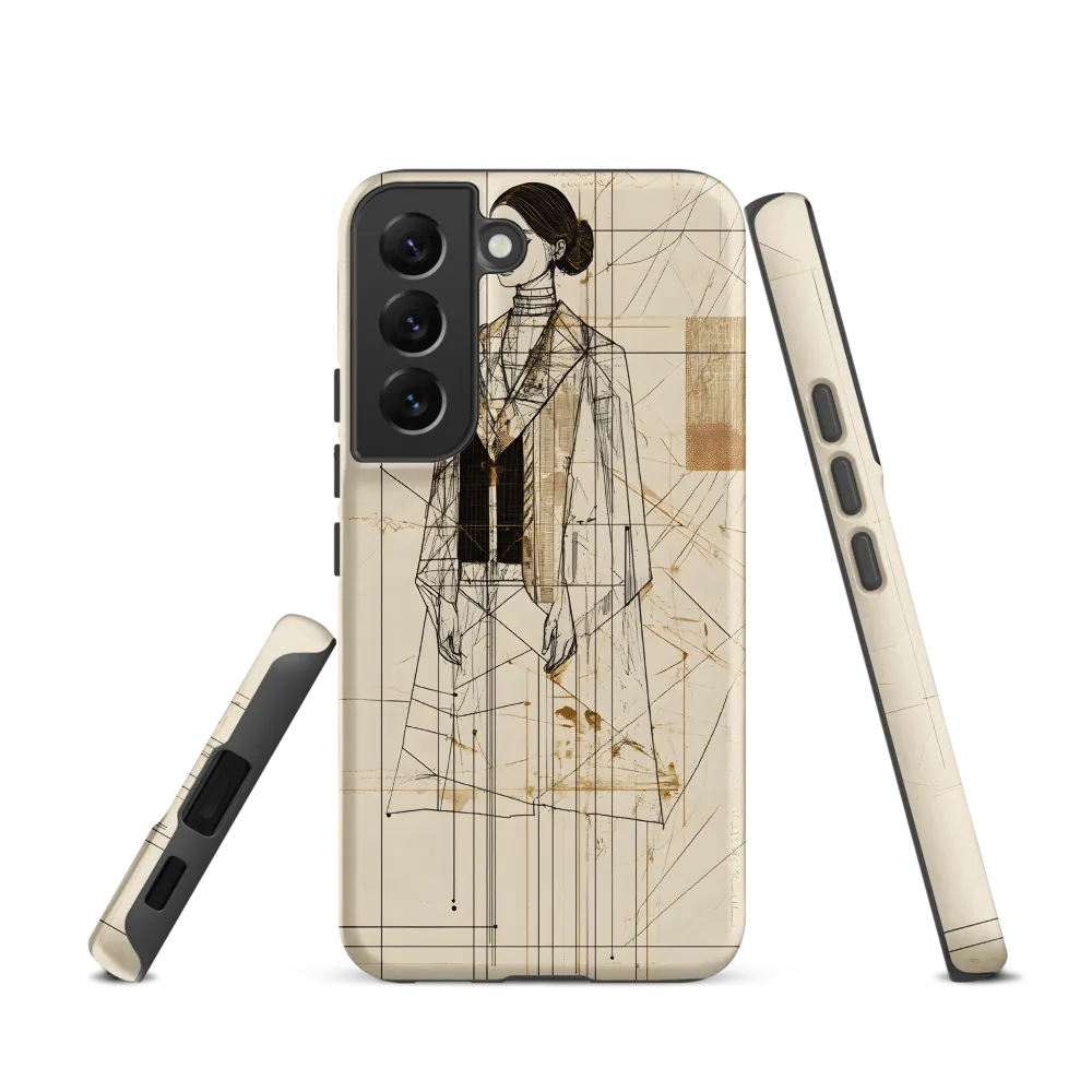 Elegance in Lines | Phone Case |  S22 | Tough Case | Matte