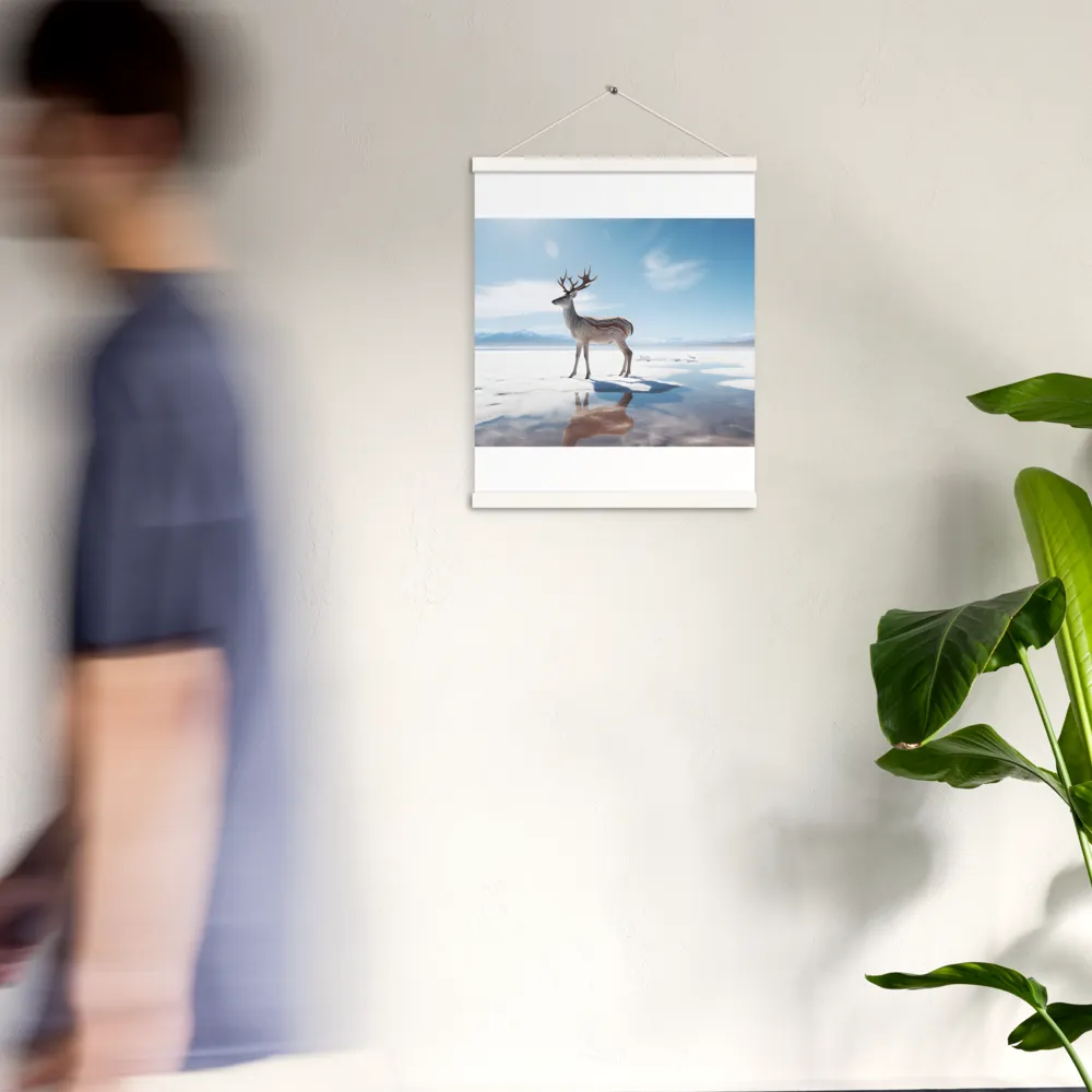 Majesty in Reflection | Poster With White Wood Hanger | 16″×20″