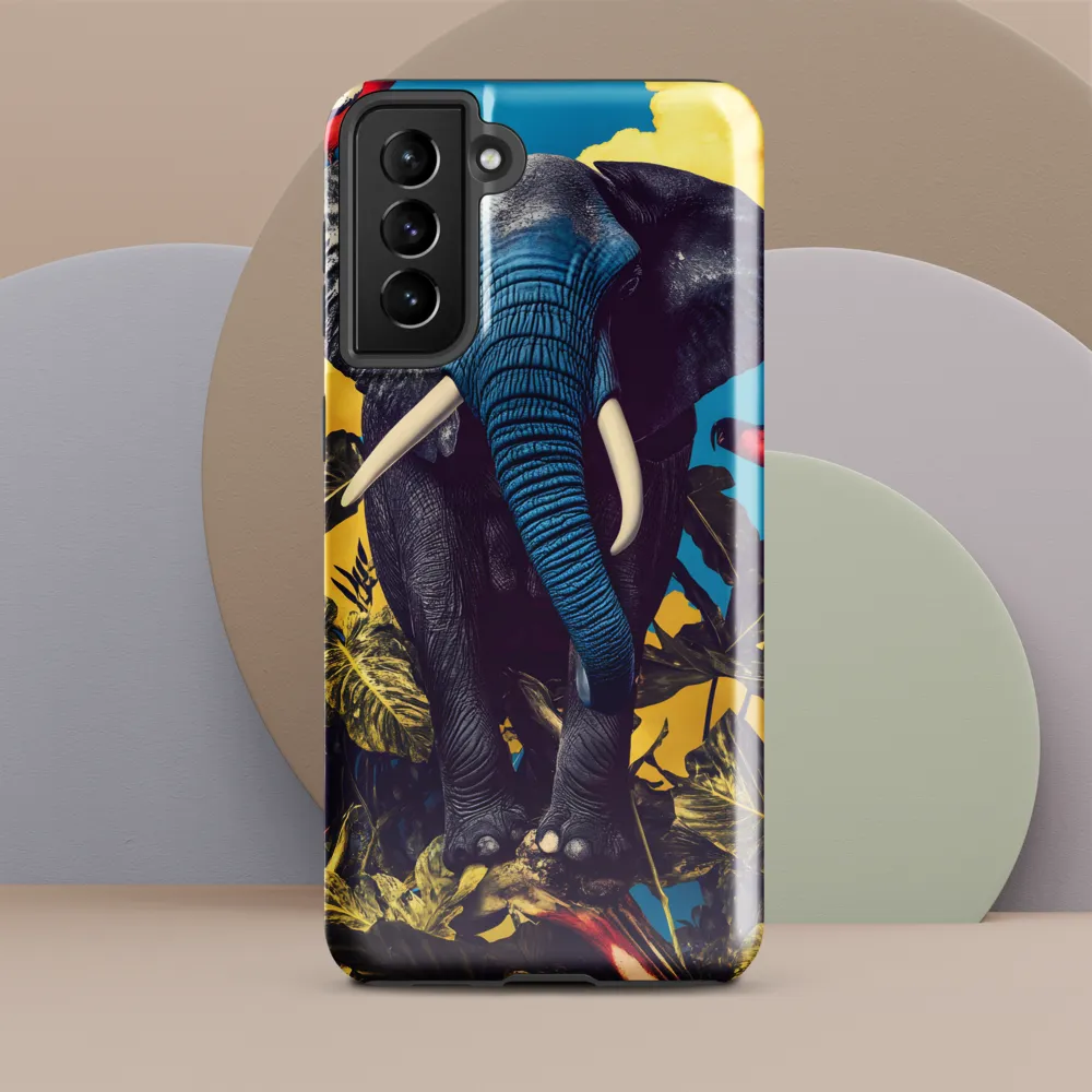 Elephant Dreams in Vibrant Colors | Phone Case |  S21 Plus | Tough Case | Glossy