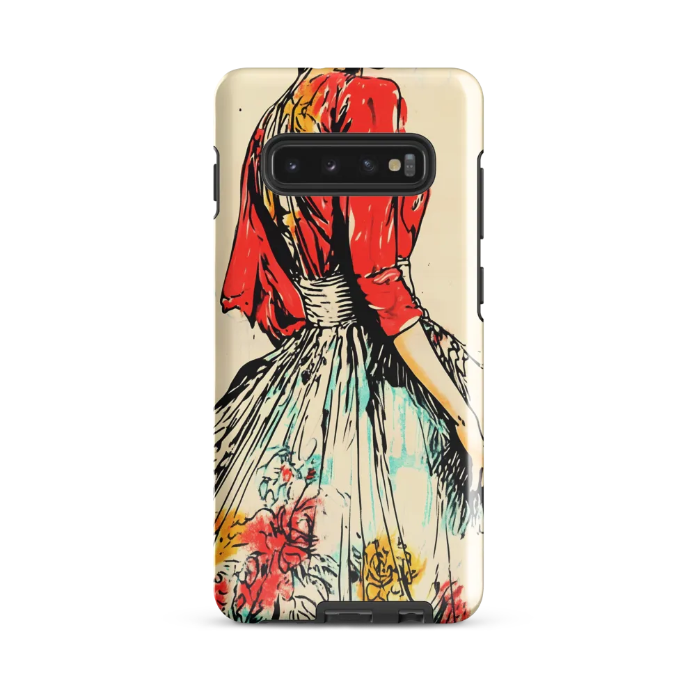 Elegance in Bloom | Phone Case |  S10 Plus | Tough Case | Glossy