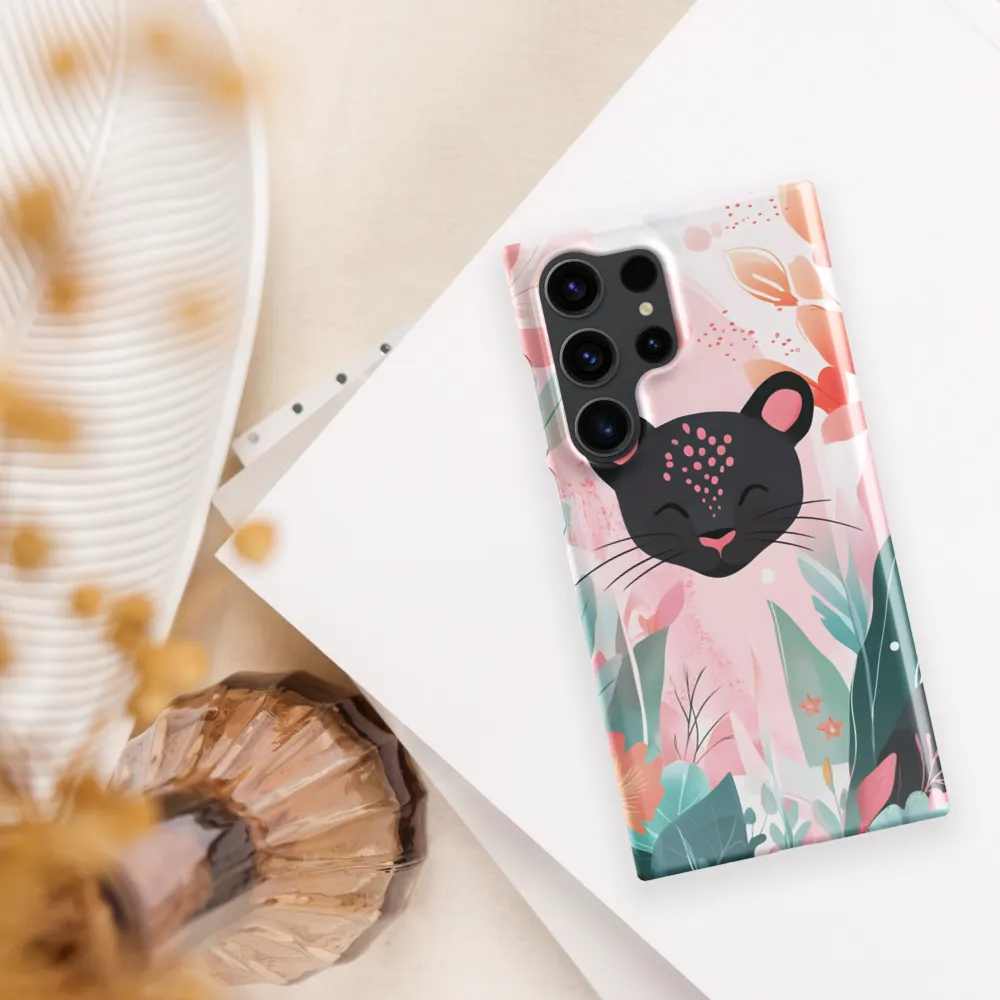 Whimsical Panther in Bloom