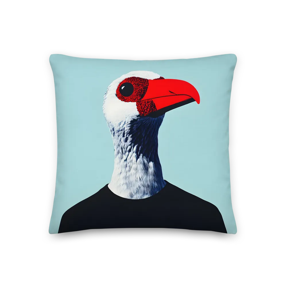 The Surreal Avian Portrait | Pillow | 18″×18″