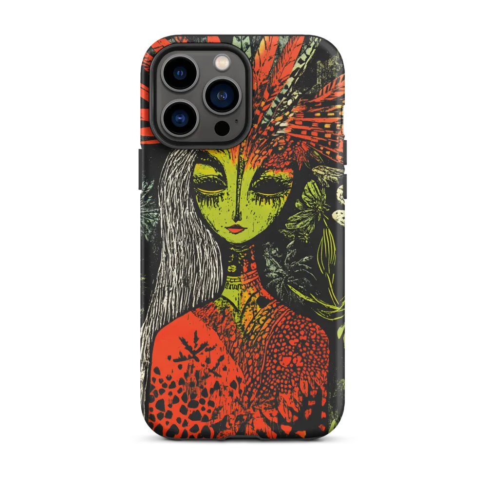 Mystical Flora: A Surreal Portrait