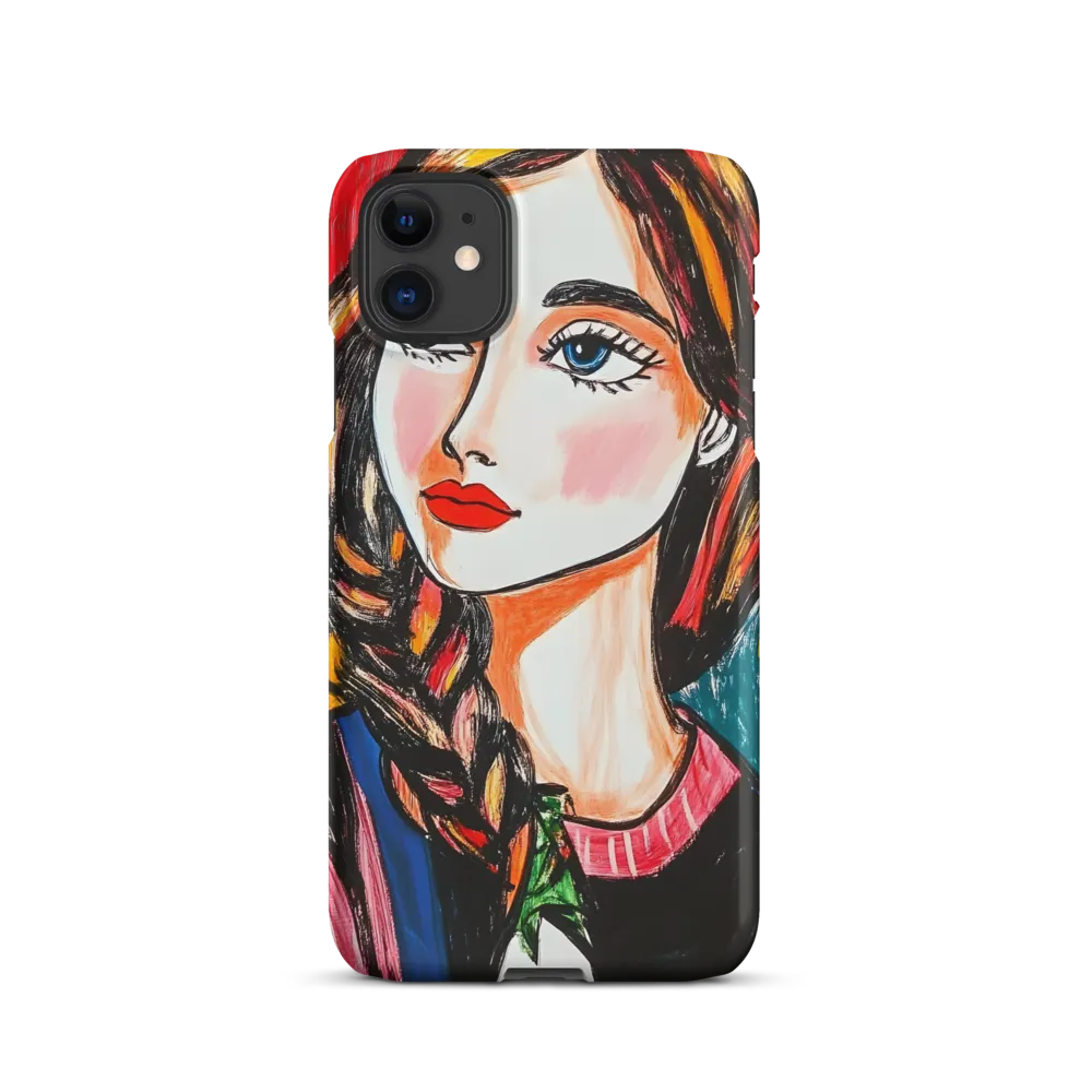 Confident Gaze | Phone Case |  11 | Snap Case | Matte