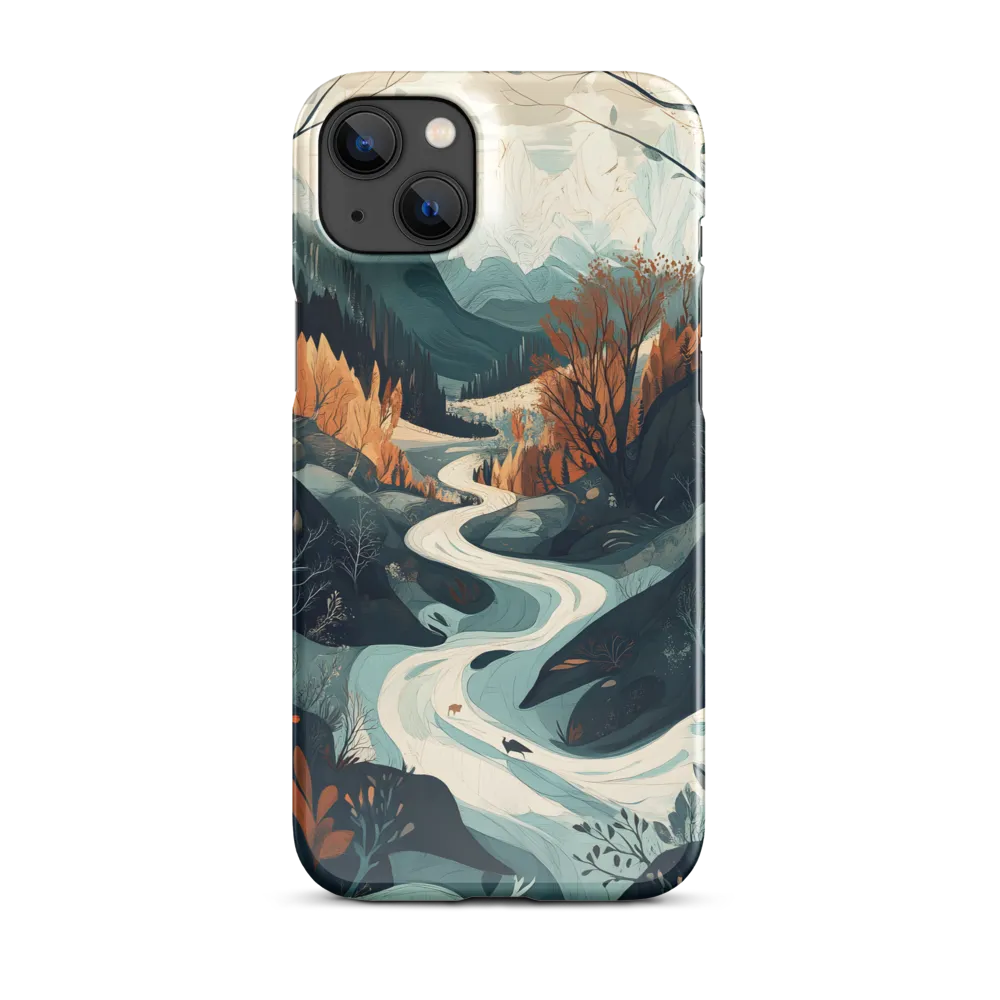 Winding Serenity: A Digital Landscape