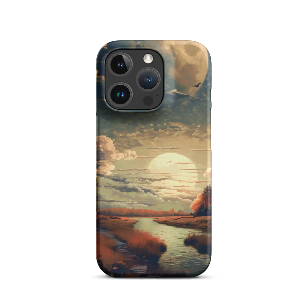 Whispers of Dusk: A Tranquil River Landscape