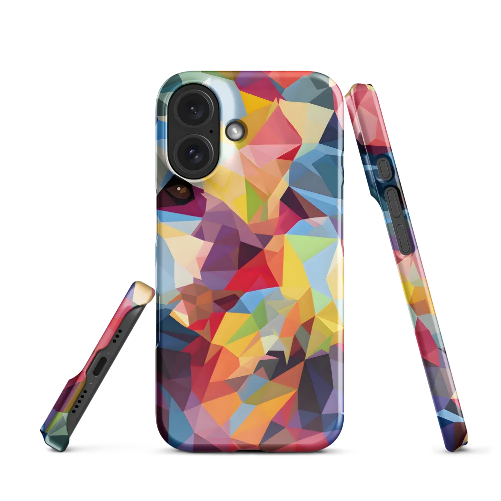 Playful Geometry: The Bear's Face | Phone Case |  16 | Snap Case | Glossy