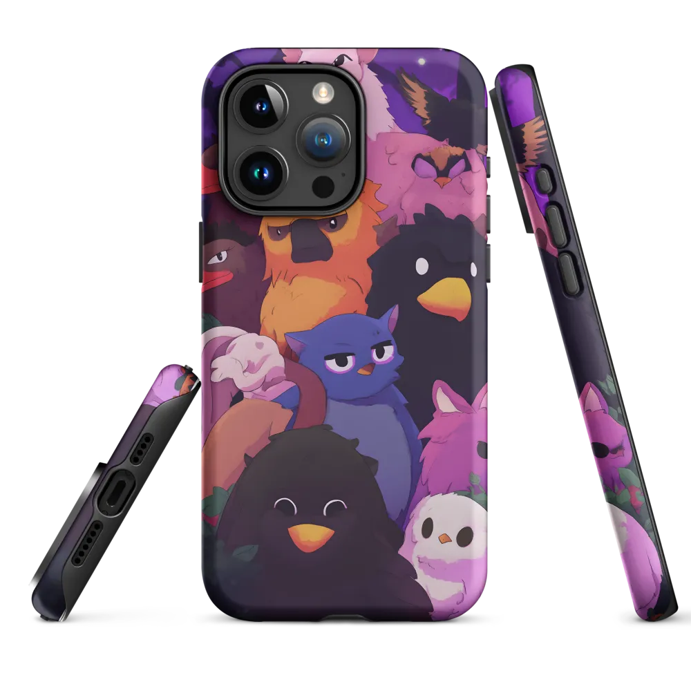 Whimsical Avian Gathering