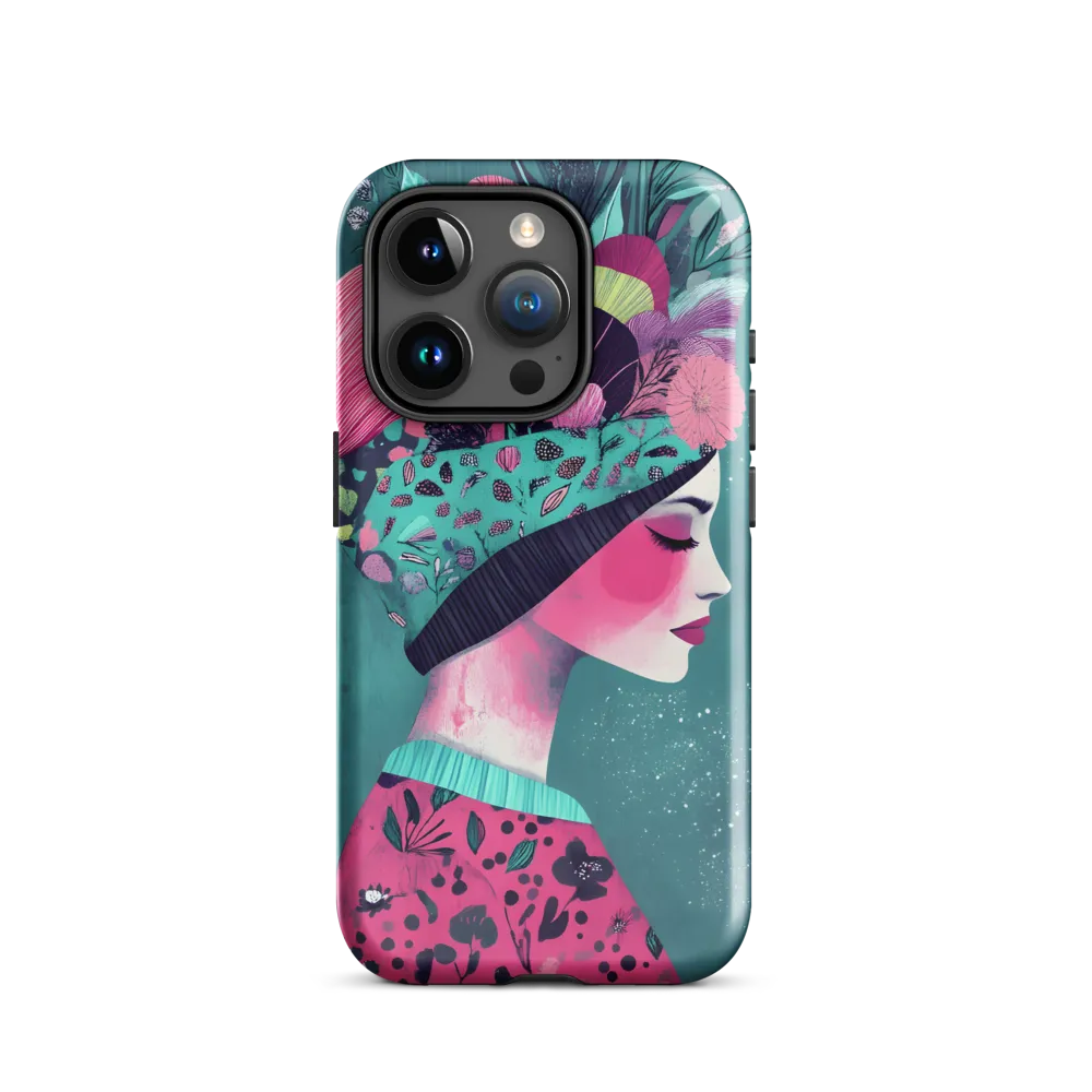 Whimsical Floral Portrait