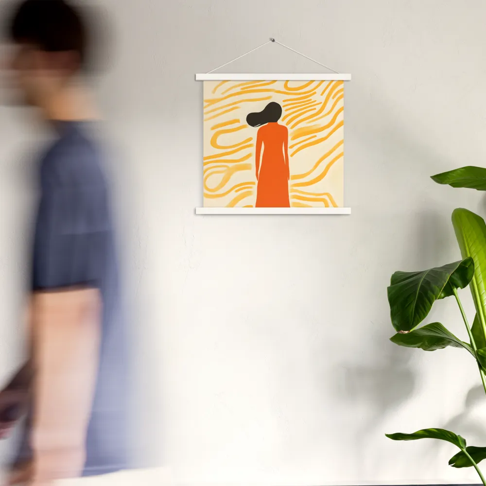 Connection to Serenity | Poster With White Wood Hanger | 18″×18″