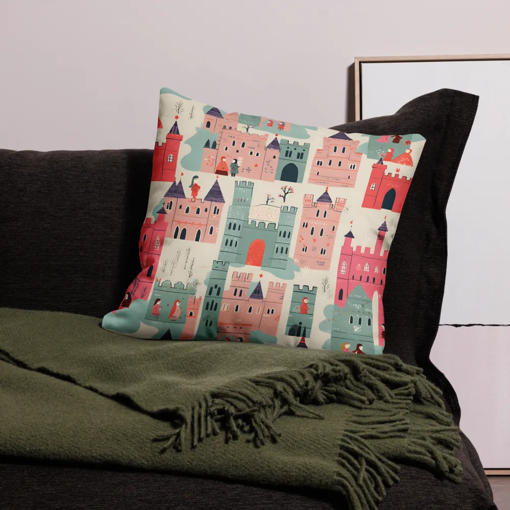 Enchanted Castles and Characters | Pillow | 22″×22″