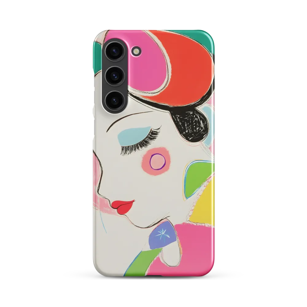 Whimsical Portrait in Colorful Abstraction