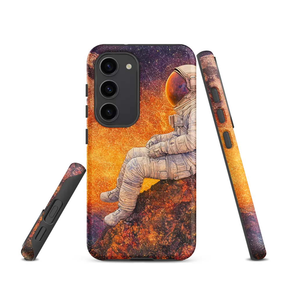 Cosmic Contemplation | Phone Case |  S23 | Tough Case | Matte