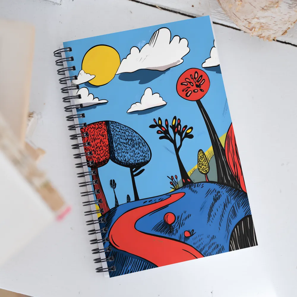 A Playful Journey Through Whimsical Woods | Spiral Notebook