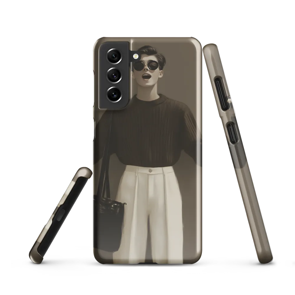 Playful Elegance | Phone Case |  S21 | Snap Case | Glossy