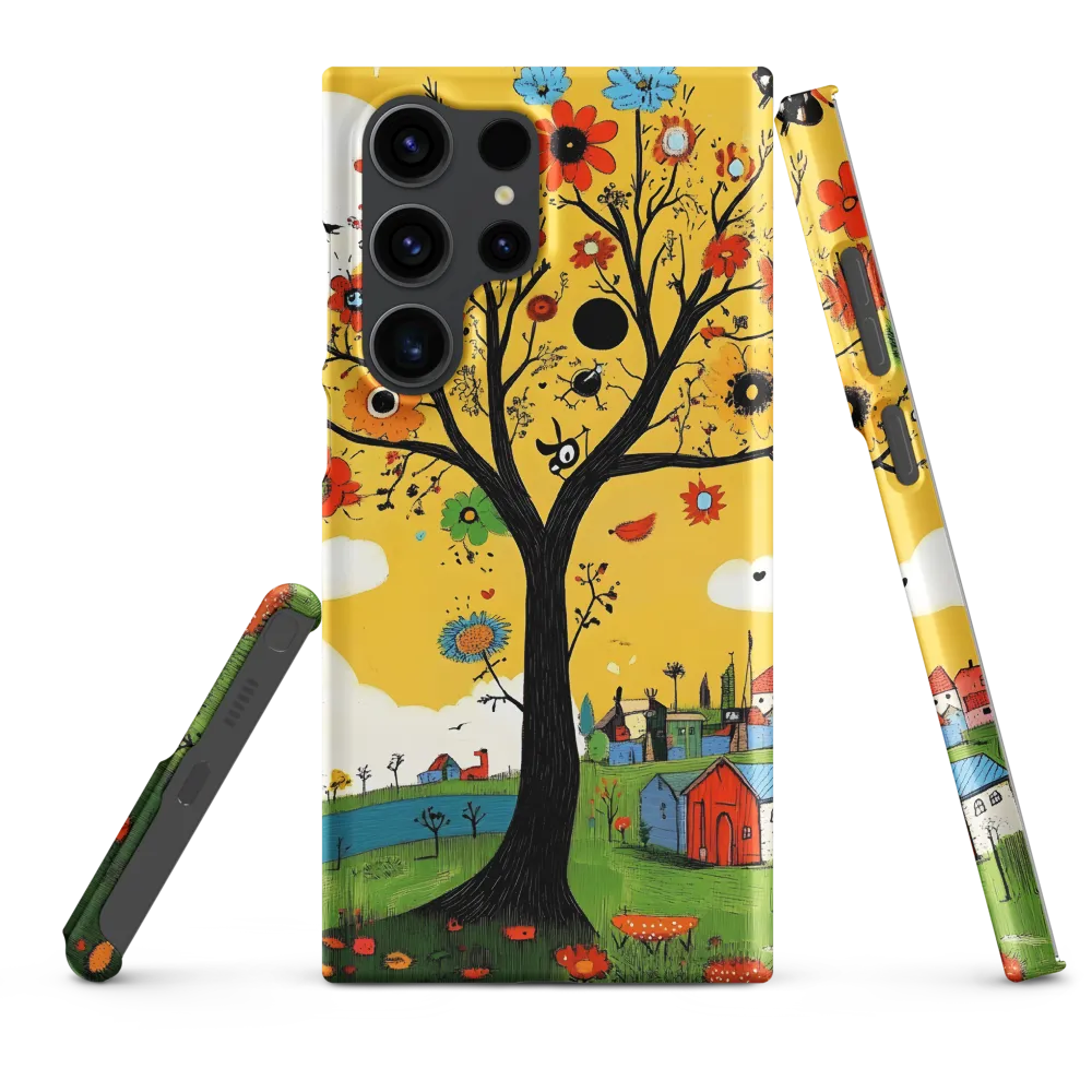 Whimsical Blooms of Life | Phone Case |  S23 Ultra | Snap Case | Matte