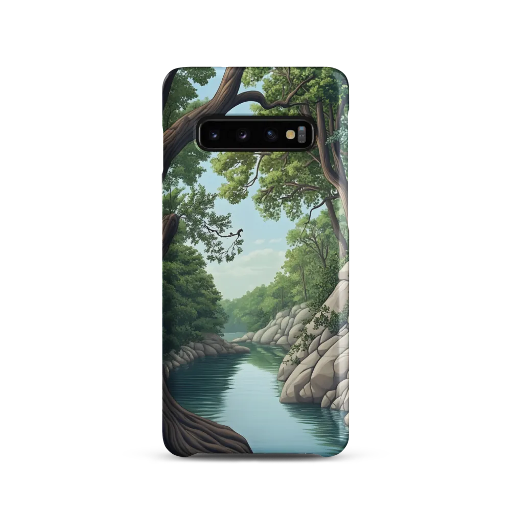 Tranquil Reflections: A Serene River Landscape