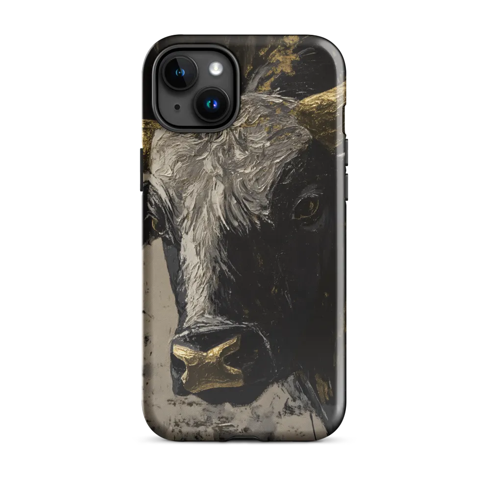 Majestic Bull: The Power in Black and Gold
