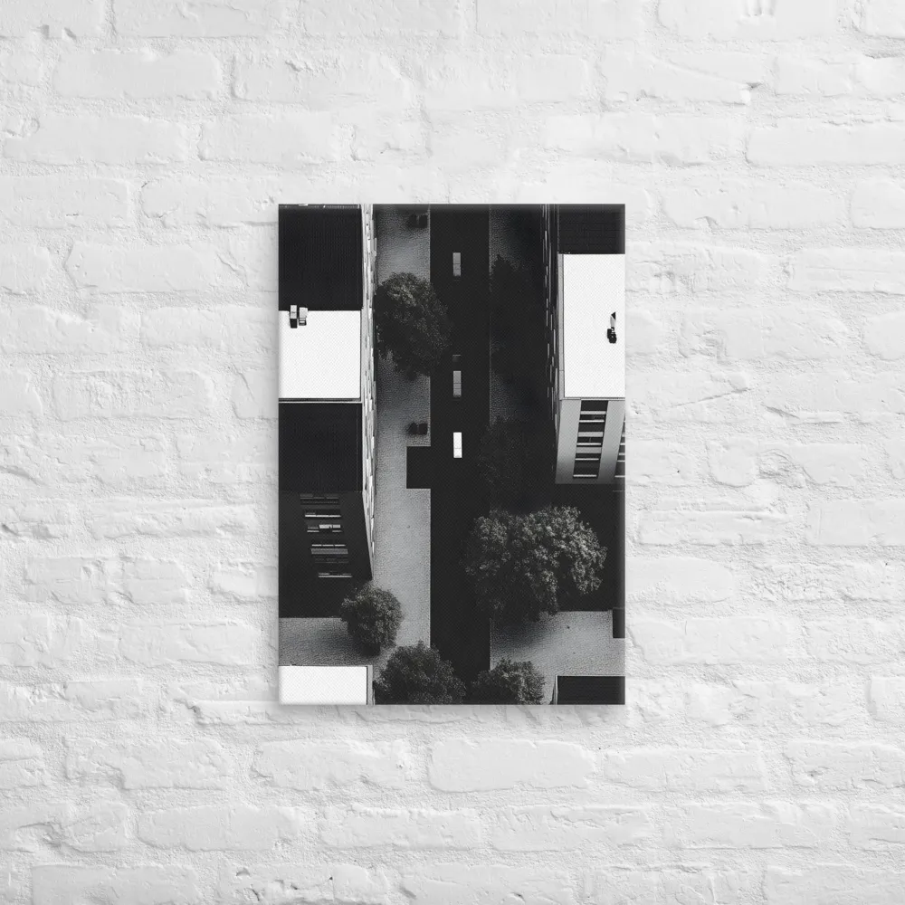 Urban Serenity from Above | Canvas | 18″×26″