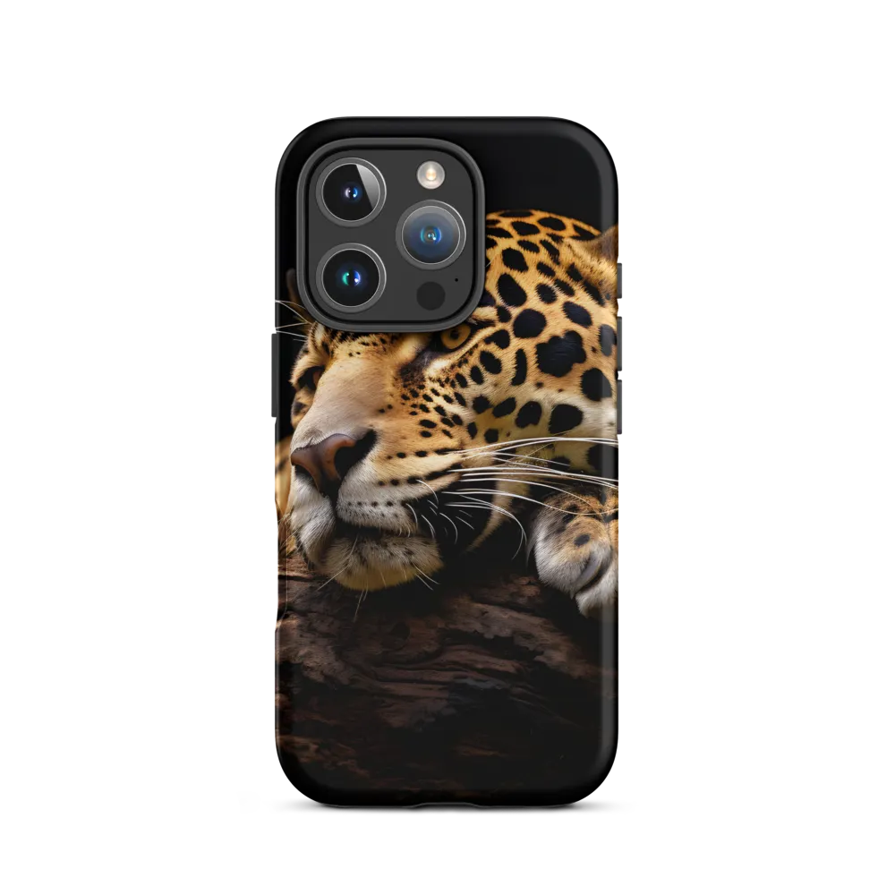 Tranquil Majesty: The Resting Leopard