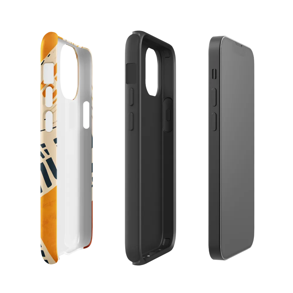 Urban Patterns in Harmony | Phone Case |  13 mini | Tough Case | Glossy