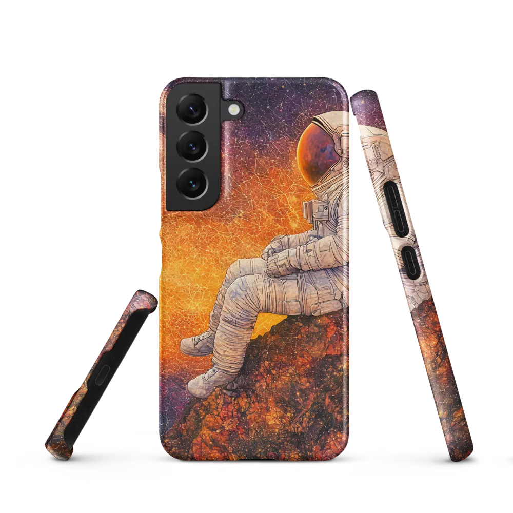 Cosmic Contemplation | Phone Case |  S22 | Snap Case | Matte