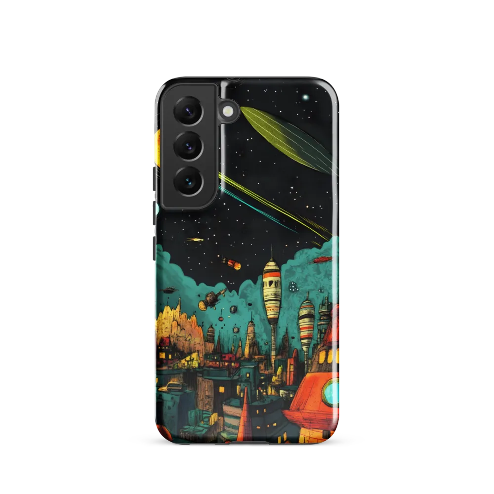Galactic Cityscape: A Journey Through Imagination