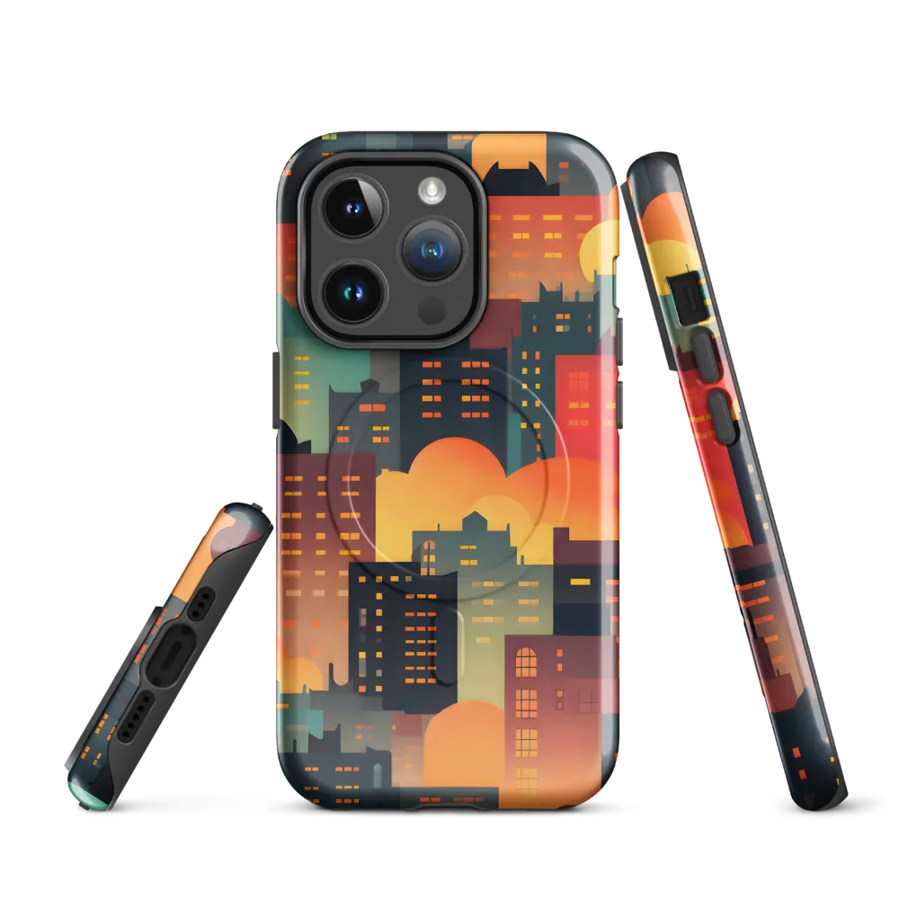 Twilight in the Concrete Jungle | Phone Case |  14 Pro | MagSafe® Tough Case | Glossy