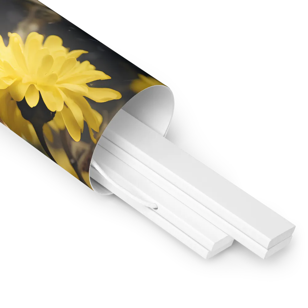 Harmony in Nature: A Goldfinch Amidst Blooms