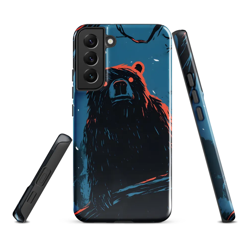 Eerie Majesty: A Bear in the Night